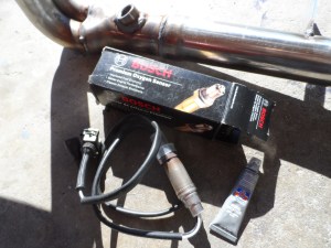 Alfa Romeo oxygen sensor and mounting point